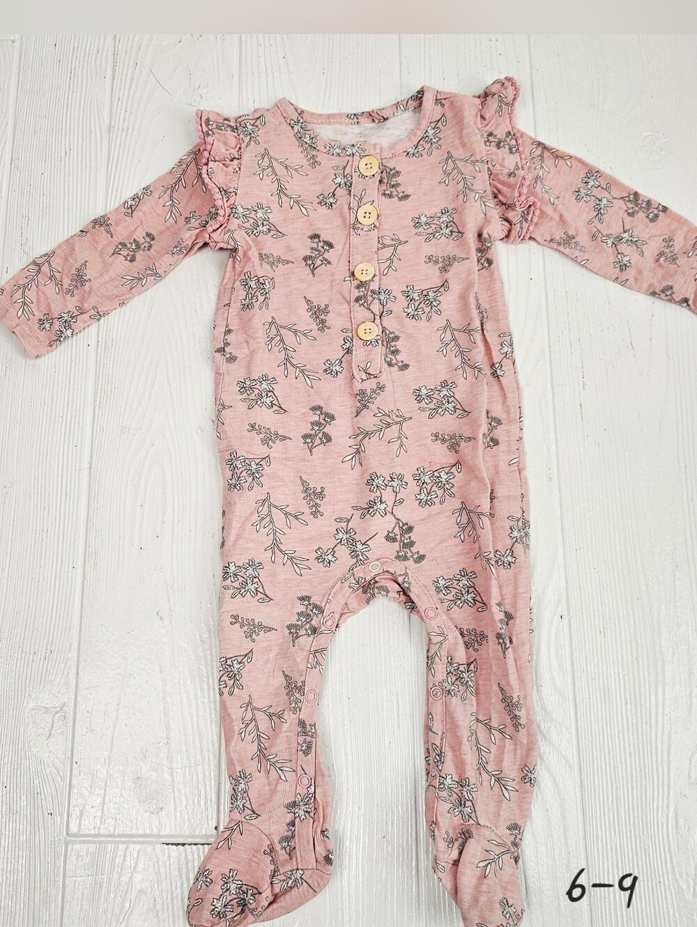 Jessica Simpson Floral Footed Sleeper